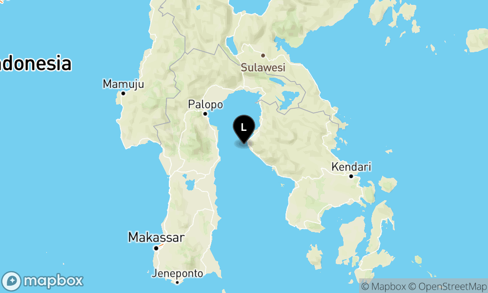 Pusat gempa berada di laut 7.9 km BaratDaya Lasusua, Kab. Kolaka Utara