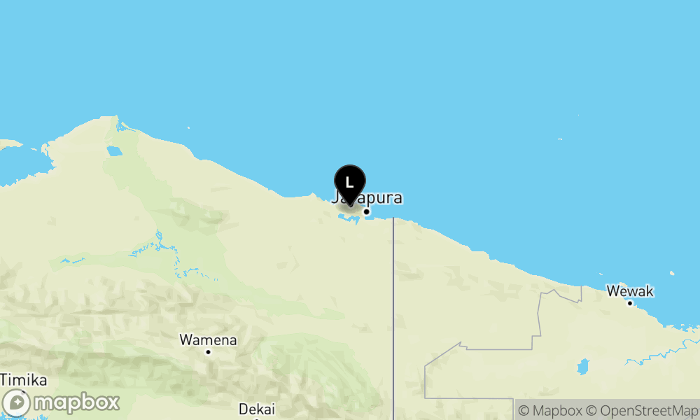 Pusat gempa berada di darat 15 km Timur Laut Kab. Jayapura