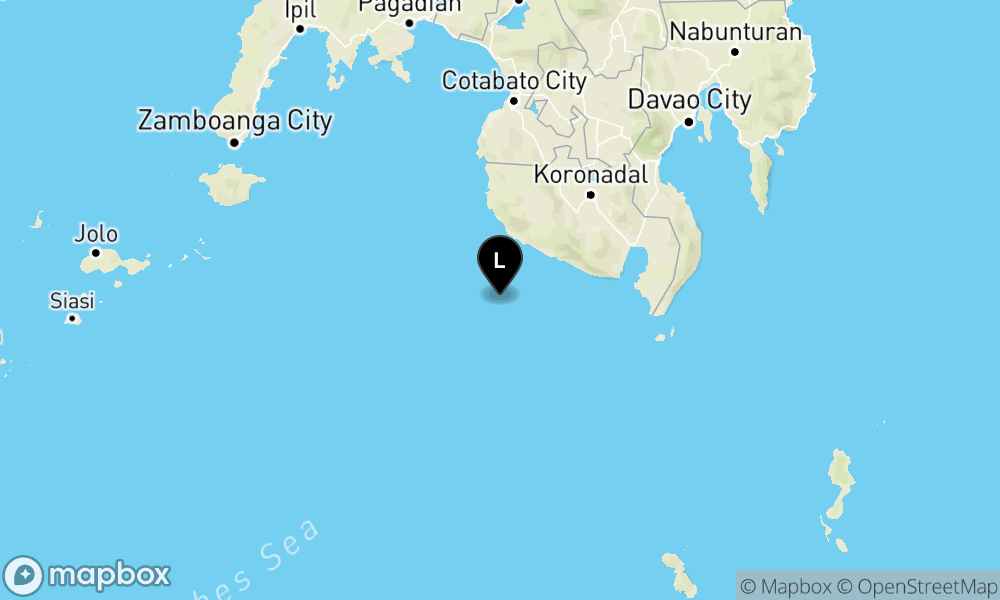 275 km BaratLaut TAHUNA-KEP.SANGIHE-SULUT