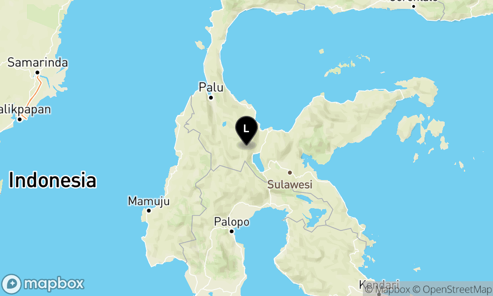 Pusat gempa berada di darat 20 km timur Doda