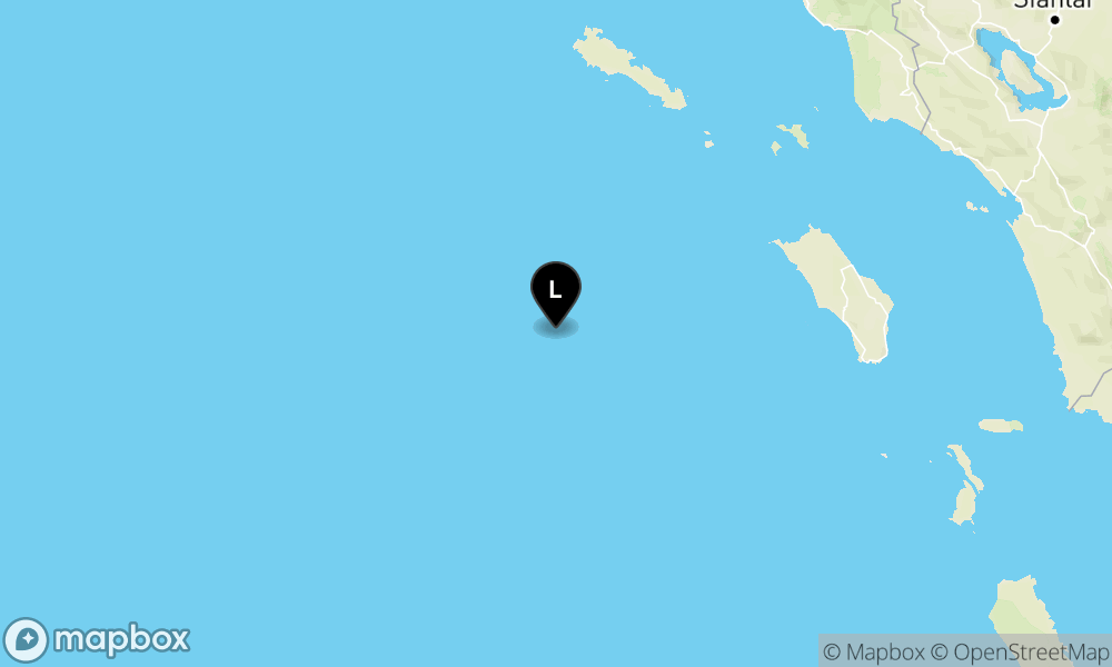 208 km BaratDaya SINABANG-ACEH