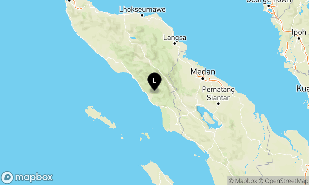 Pusat gempa berada di darat 24 km Tenggara Kab. Aceh Selatan