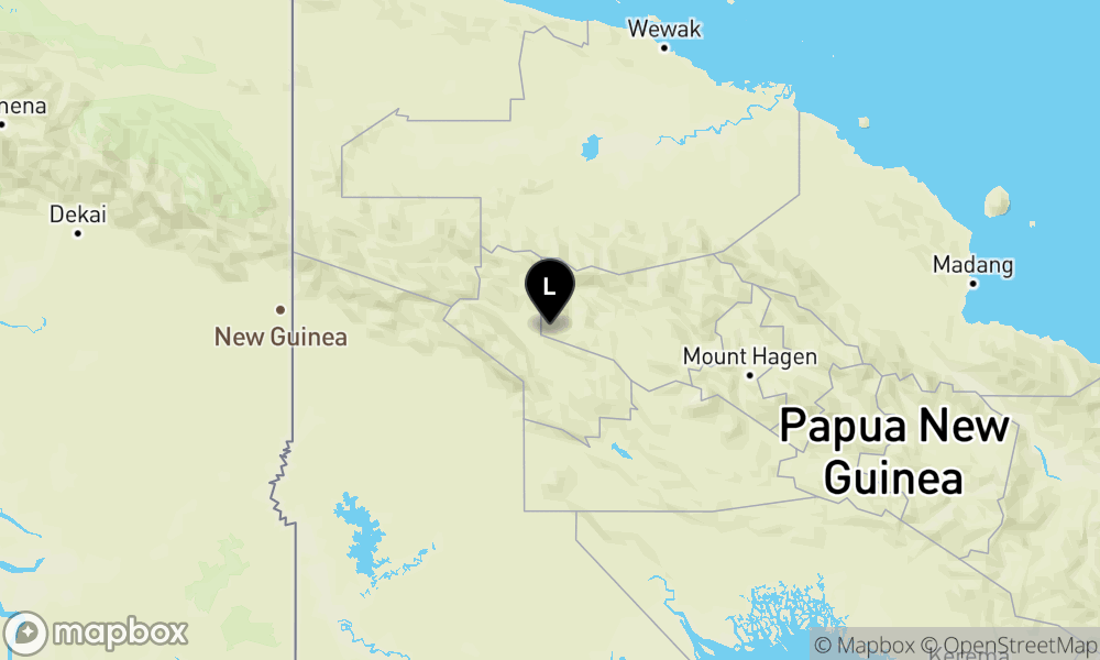 Pusat gempa berada di darat 236 km barat daya Wewak