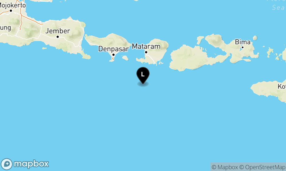 Pusat gempa berada di Laut 89 Km BaratDaya Lombok Barat