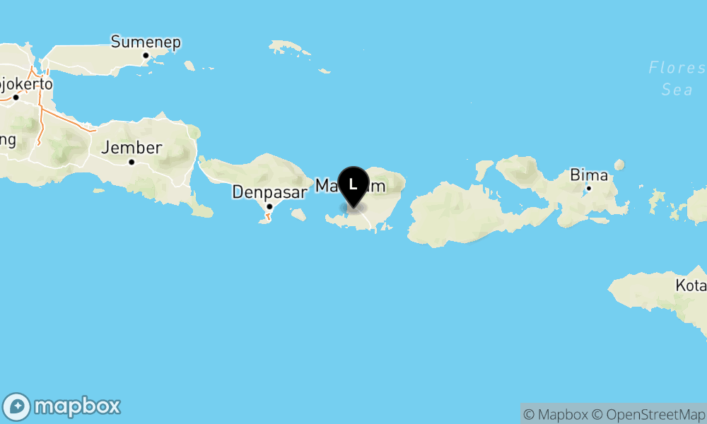 Pusat gempa berada di darat 3 km Tenggara Lombok Barat