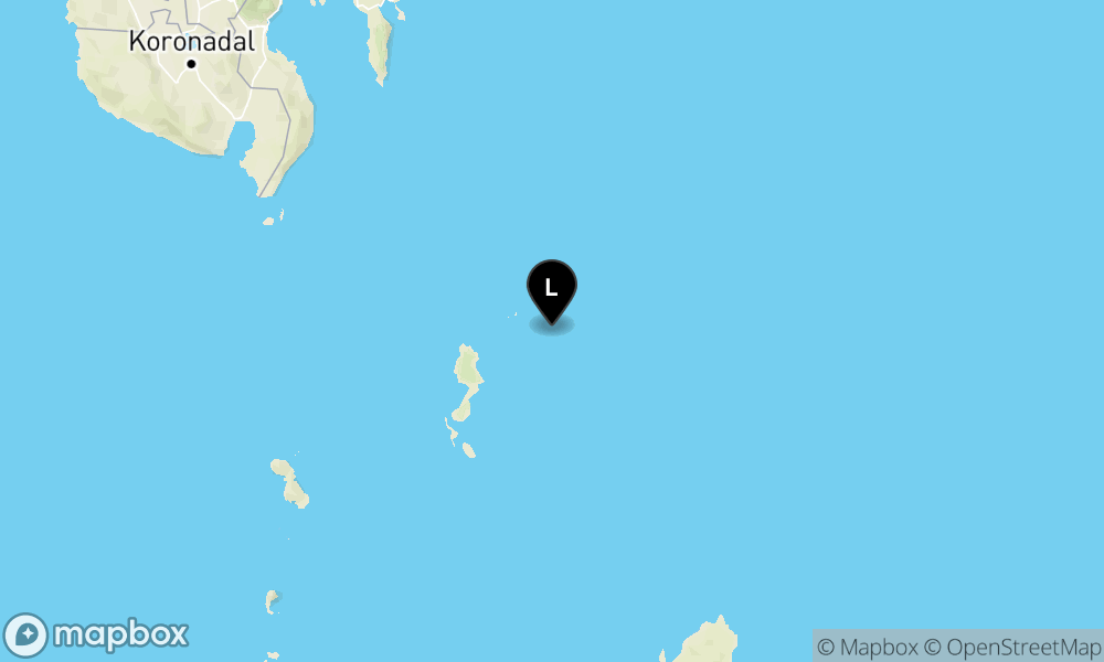 36 km Tenggara PULAUKARATUNG-SULUT