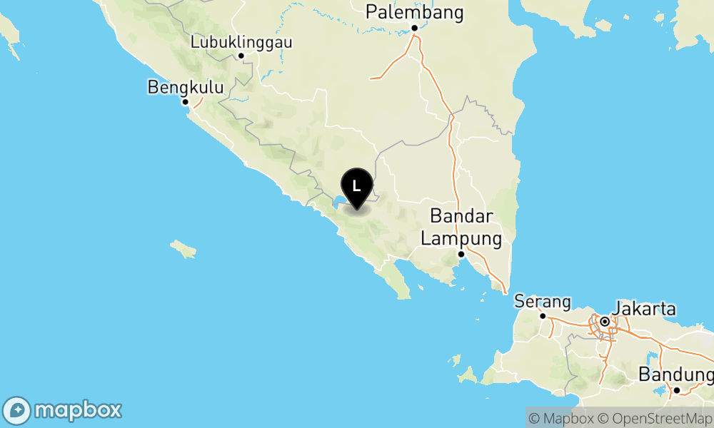 Pusat gempa berada di darat 7 km TimurLaut Lampung Barat
