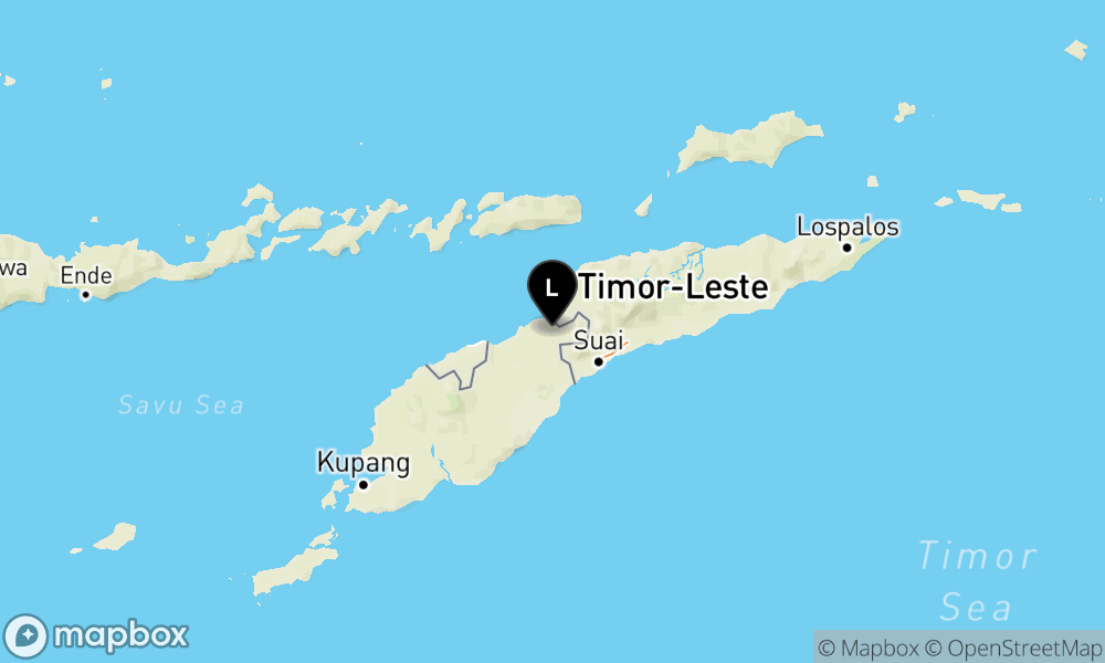 Pusat gempa berada di darat 6 Km Timur Laut Belu