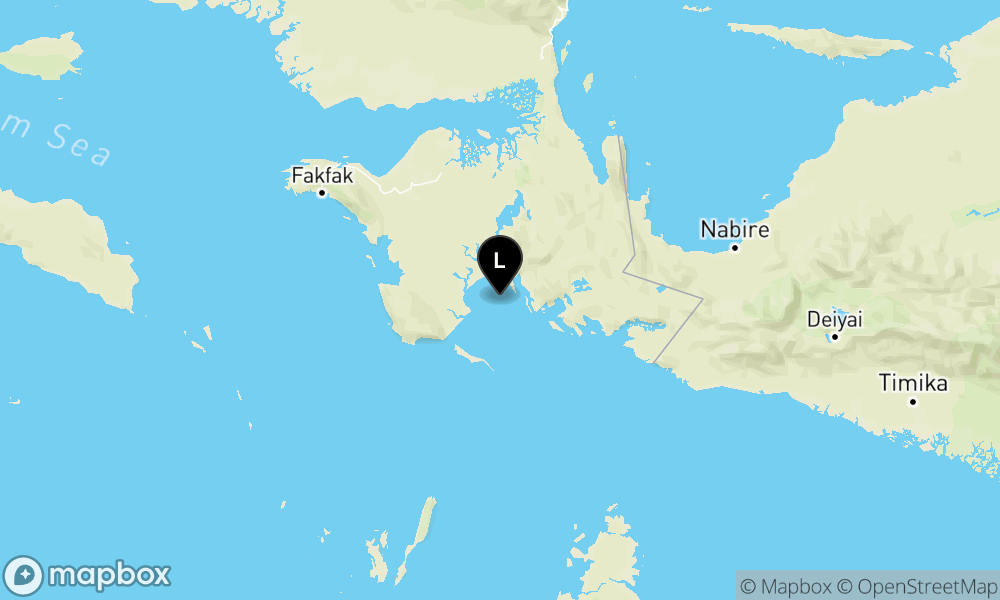 Pusat gempa berada di laut 15 Km Barat Daya Kaimana