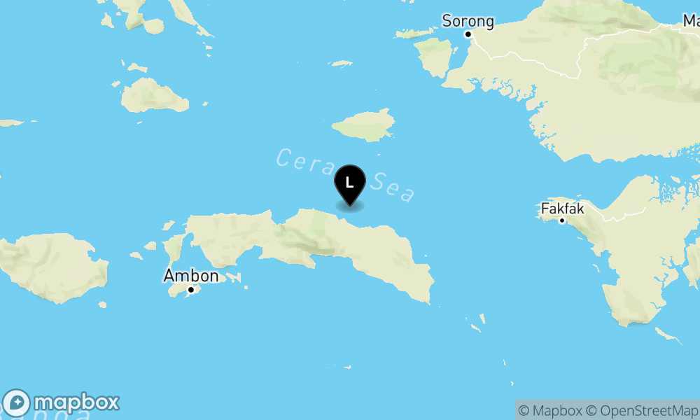 69 km BaratLaut SERAMBAGIANTIMUR-MALUKU