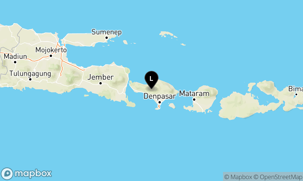 Pusat gempa berada di darat 24 km Barat Laut Tabanan