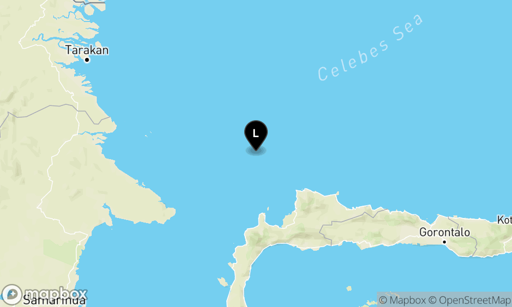 127 km BaratLaut TOLI-TOLI-SULTENG