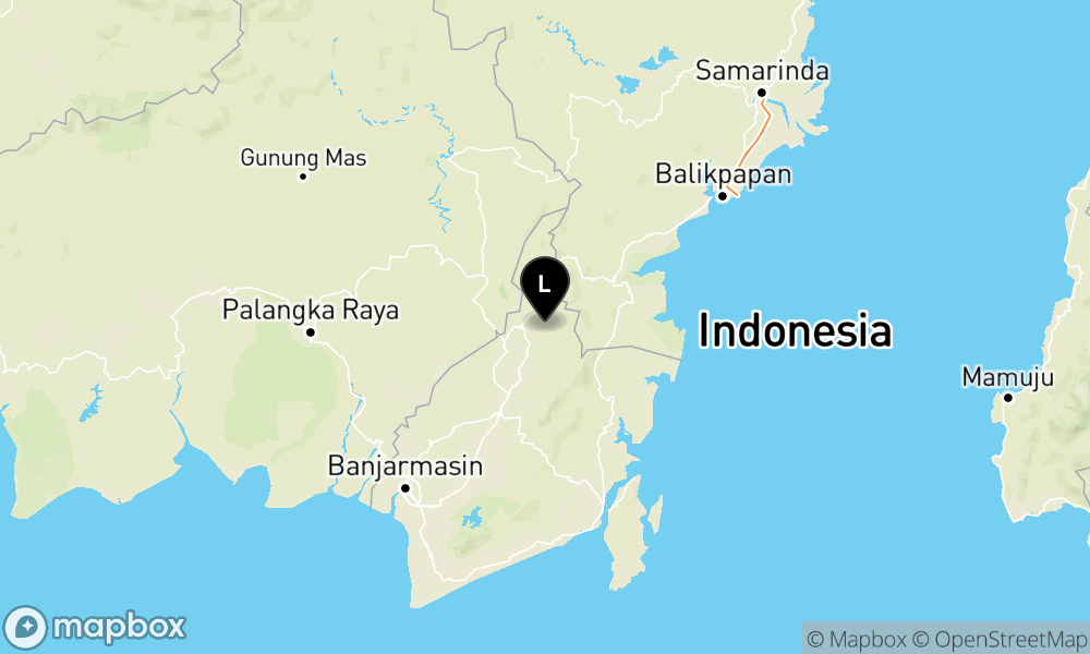 Pusat gempa berada di darat 20 Km Baratlaut Balangan