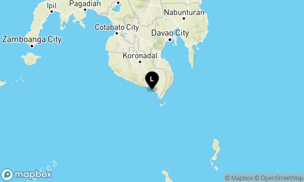 241 km BaratLaut PULAUKARATUNG-SULUT