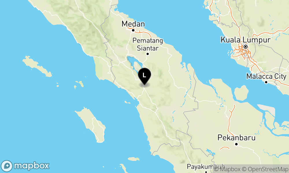 Pusat gempa berada di darat 7 km timur laut Tapanuli Utara