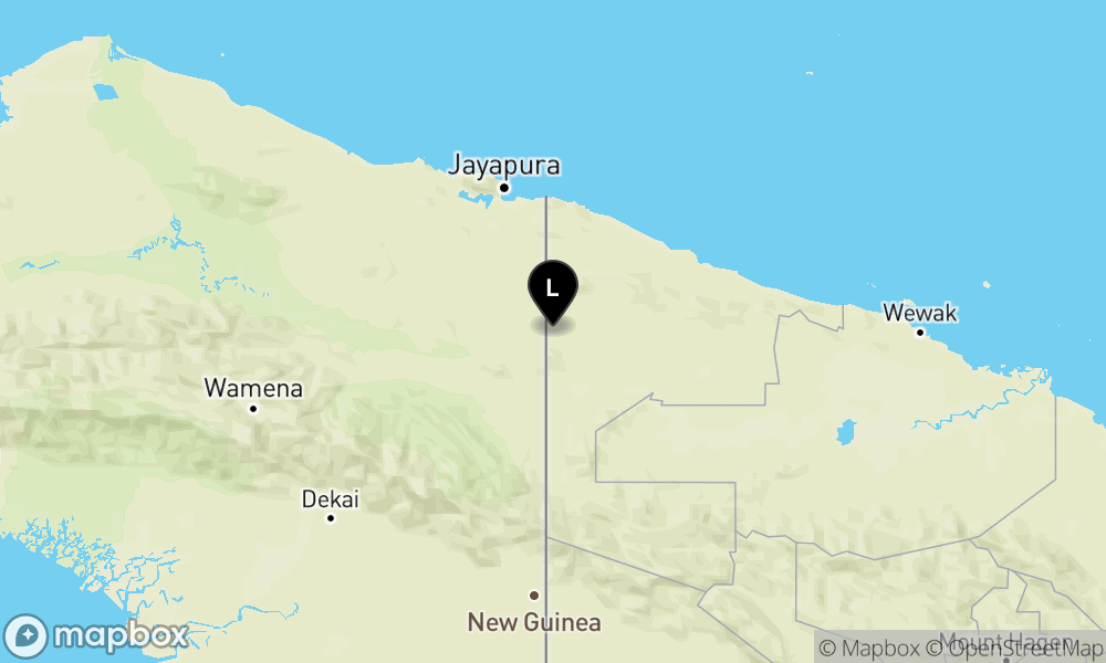 39 km Tenggara KEEROM-PAPUA