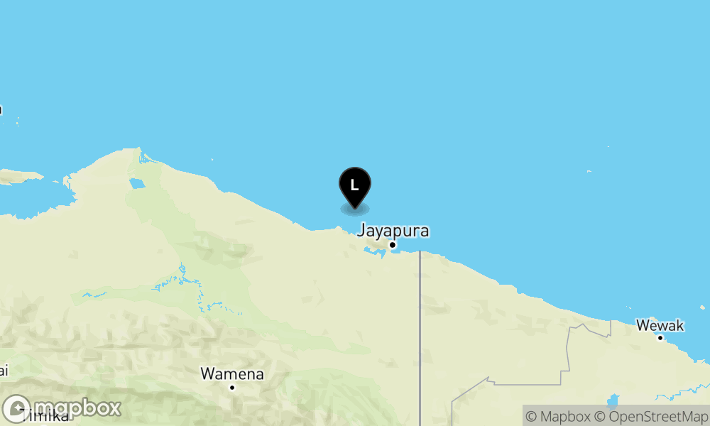 45 km BaratLaut KAB-JAYAPURA-PAPUA