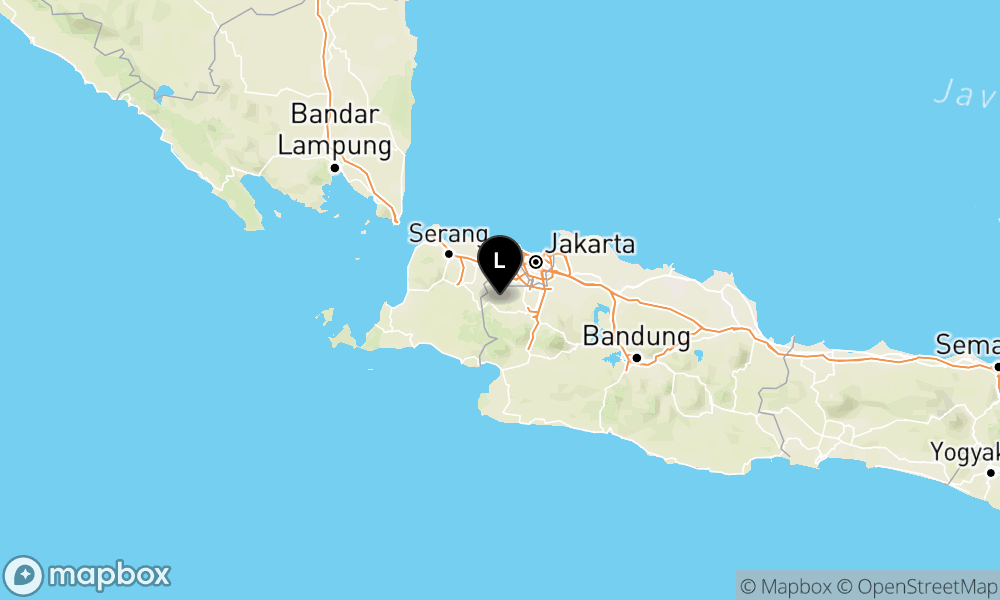 Pusat gempa berada di darat 27 km Utara Kab. Sukabumi