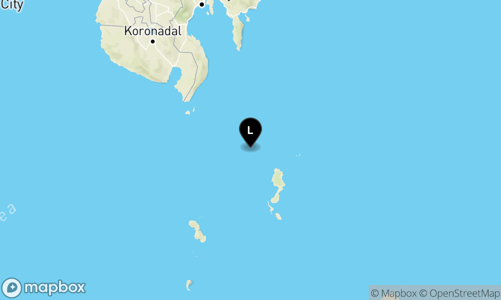 Pusat gempa berada di laut 80 km Barat Laut Pulau Karatung