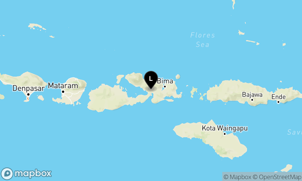 Pusat gempa berada di darat 10 km BaratDaya Bompu