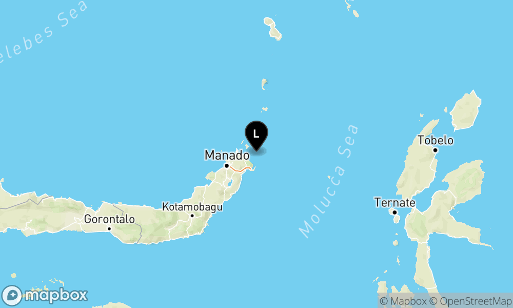 Pusat gempa berada di laut 31 km Timur laut Bitung