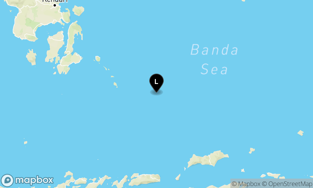 186 km Tenggara WAKATOBI-SULTRA