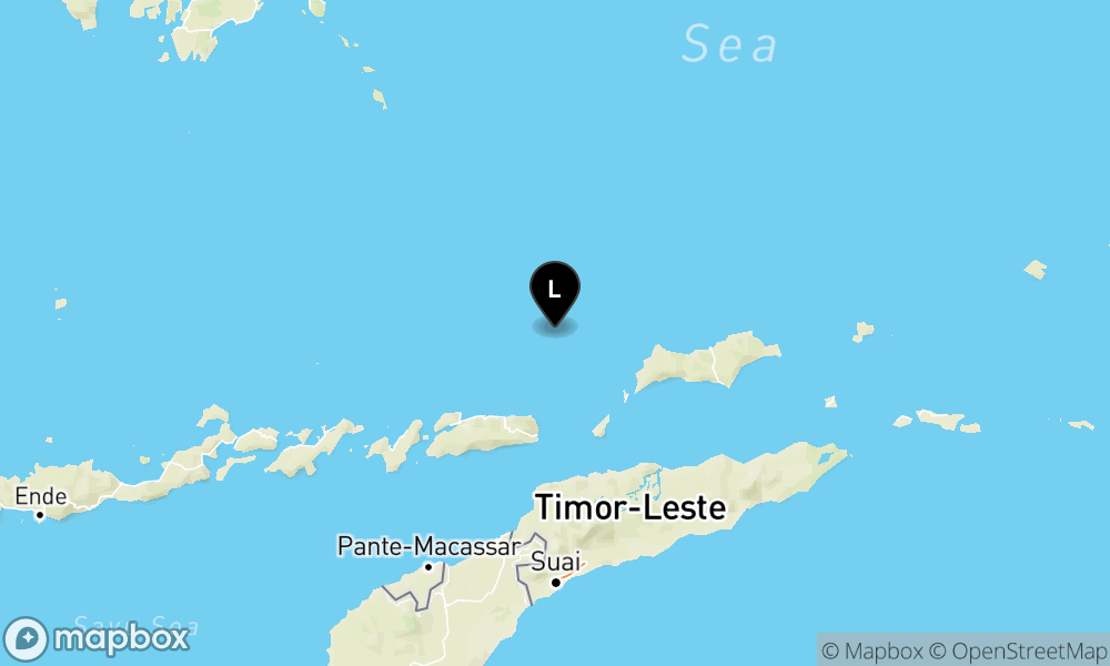 Pusat gempa berada di laut 110 km timur laut Alor
