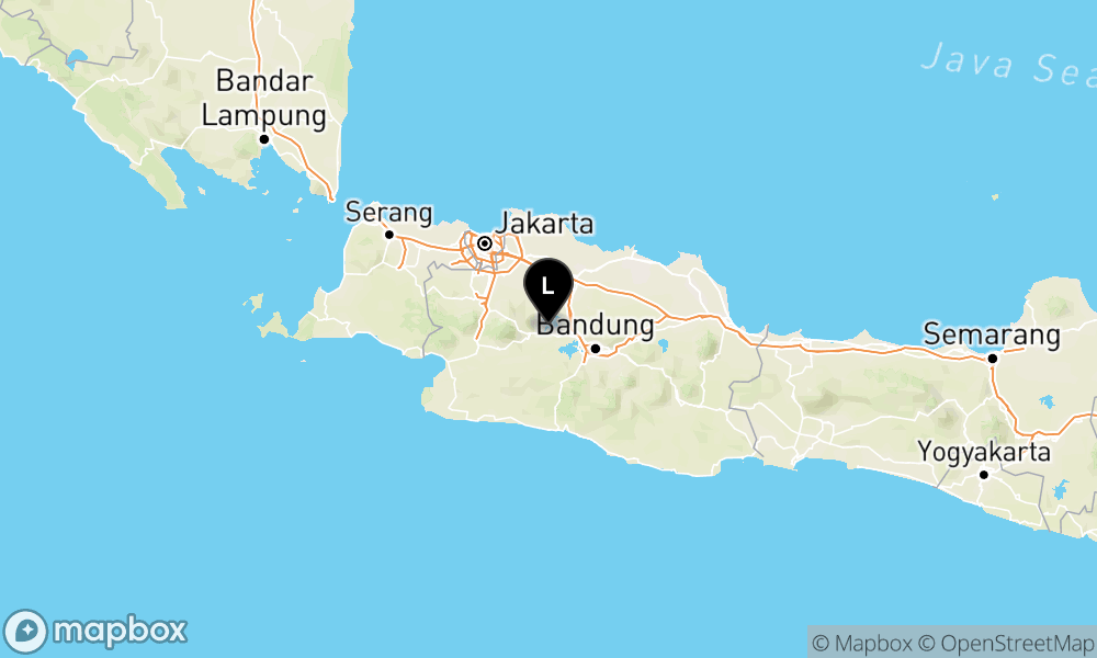 Pusat gempa berada di darat 16 km Timur Laut Kab. Cianjur