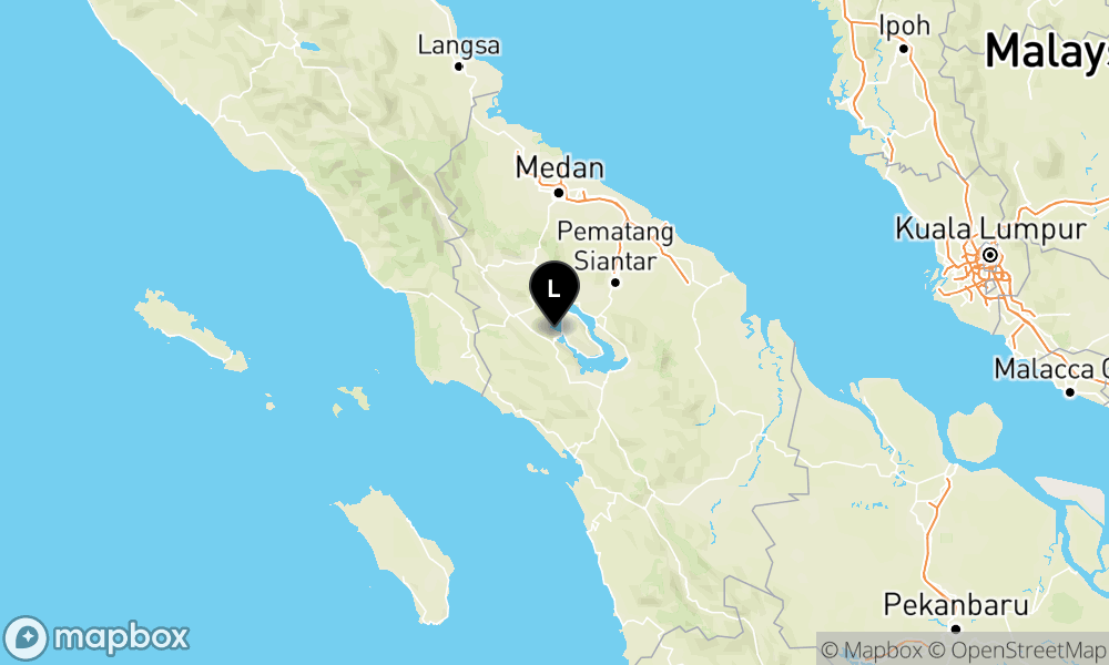 Pusat gempa berada di darat 6 km barat daya Samosir