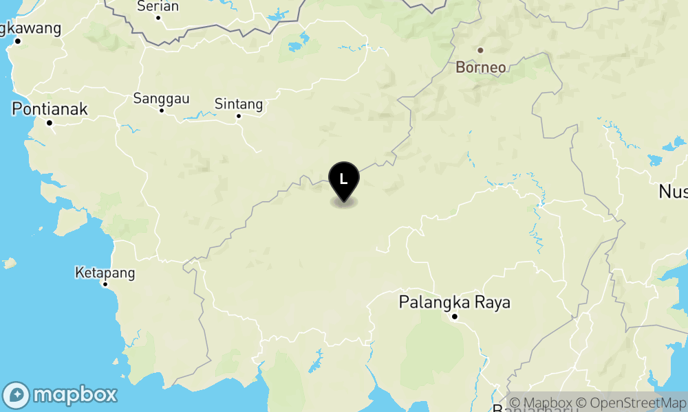 Pusat gempa berada di darat 15 km BaratLaut Katingan