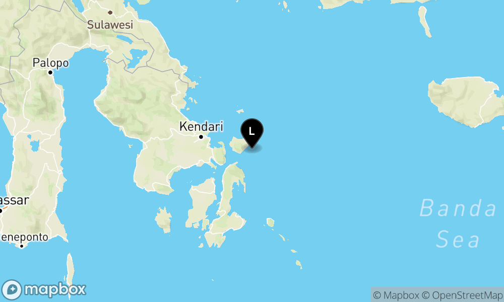 Pusat gempa berada di laut 36 km Tenggara Konawe