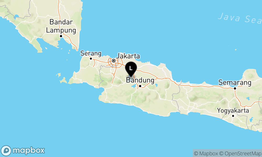 Pusat gempa berada di darat 19 km barat daya Kab. Purwakarta