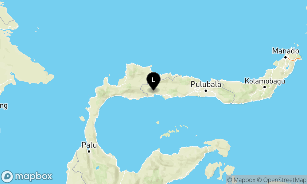 Pusat gempa berada di darat 43 km Tenggara Buol