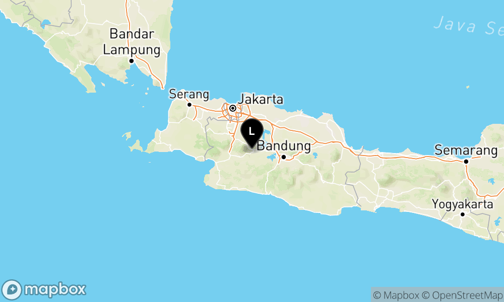 Pusat gempa berada di darat 2 km barat daya Cianjur