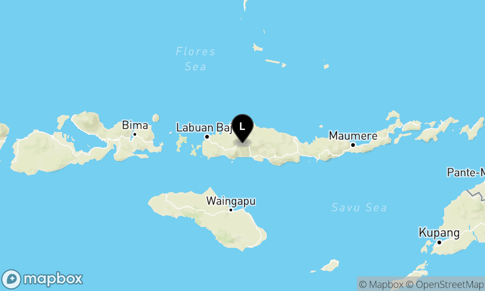 Pusat gempa berada di darat 2 km Baratdaya Ruteng - Manggarai
