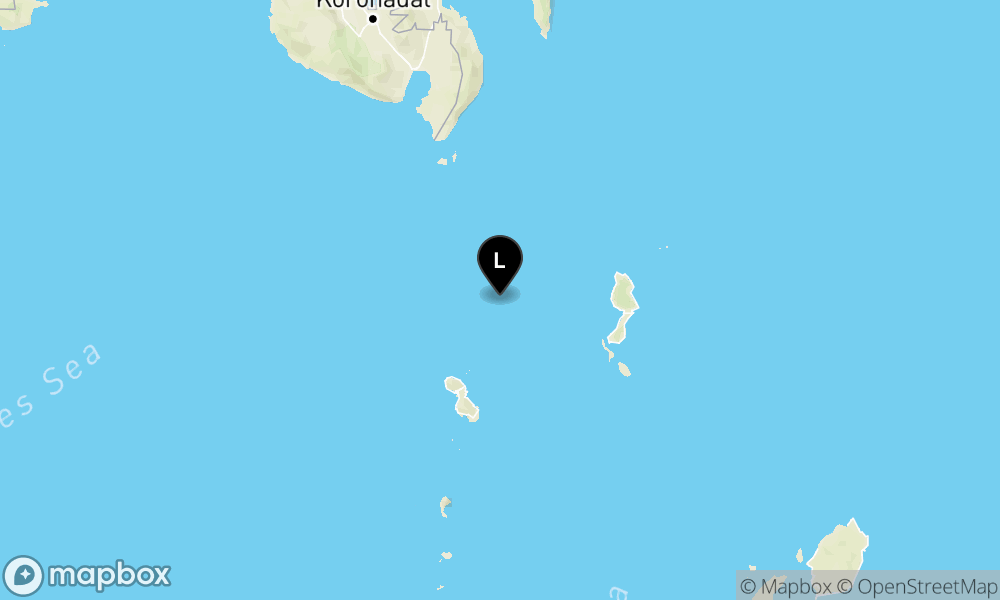 88 km TimurLaut TAHUNA-KEP.SANGIHE-SULUT