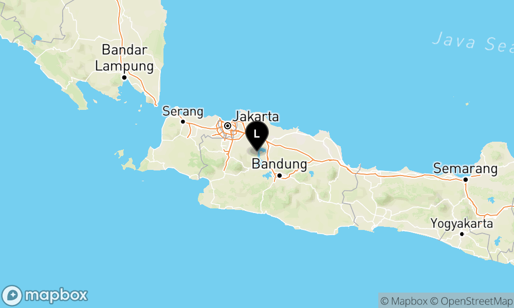 Pusat gempa berada di darat 19 km barat daya Kab. Purwakarta