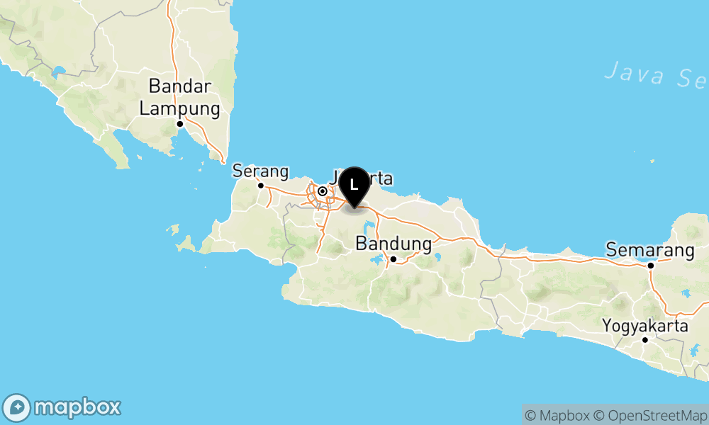 Pusat gempa berada di darat 5km Tenggara Kabupaten Bekasi