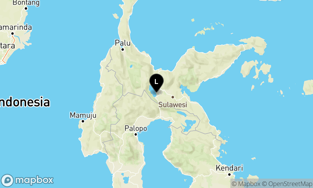 Pusat gempa berada di darat 67km Barat daya Poso