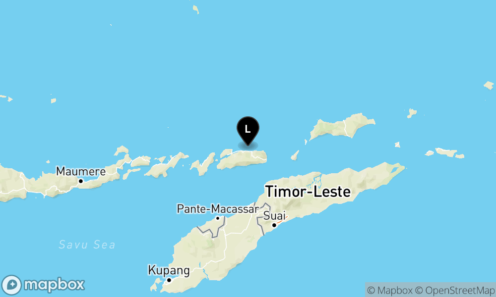 Pusat gempa berada di darat 37 km timur laut Alor
