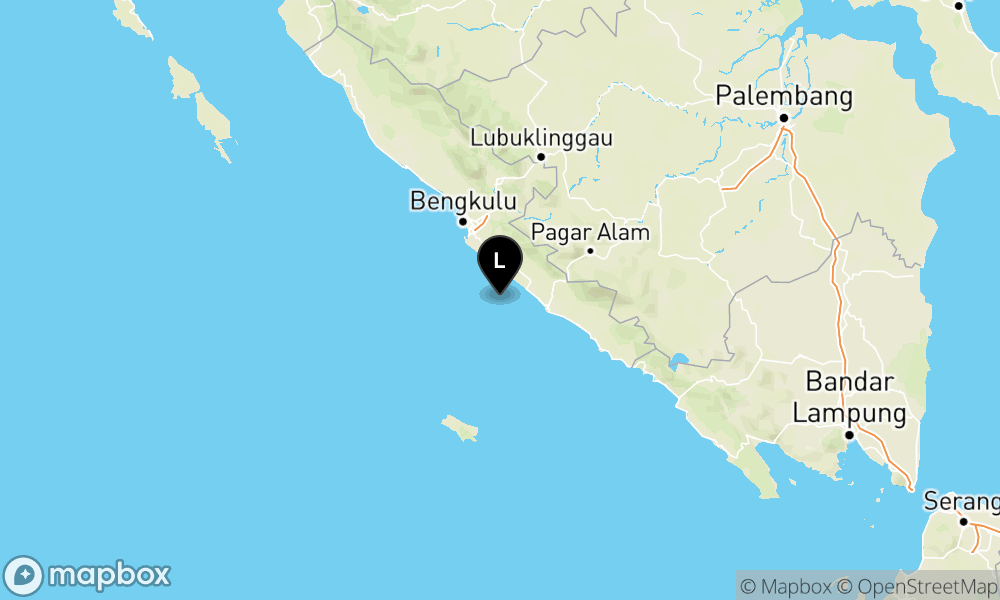 Pusat gempa berada di laut 36 km barat daya Seluma