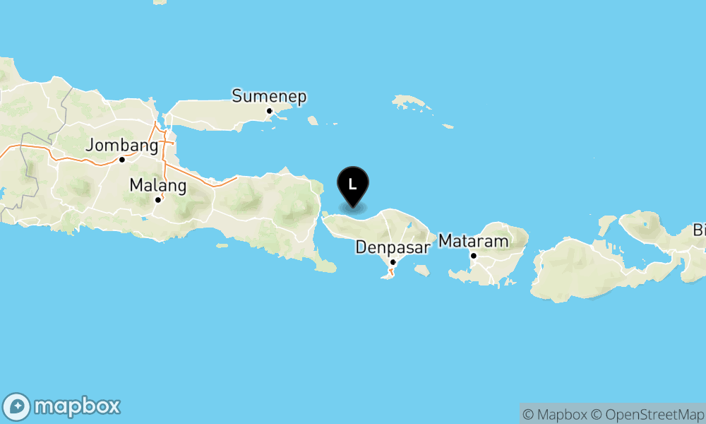 Pusat gempa berada di laut 33 km Jembrana