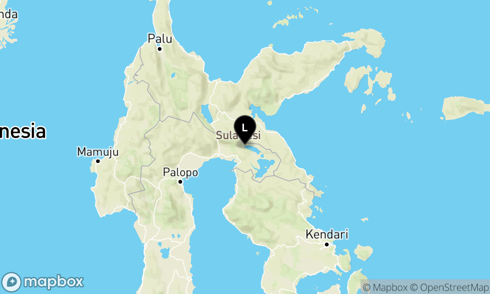 Pusat gempa berada di darat 5.8 km tenggara Nuha