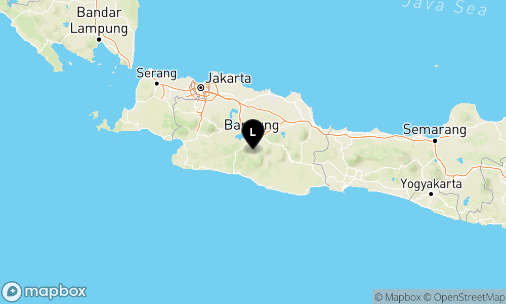 Pusat gempa berada di darat 19 km tenggara Bandung