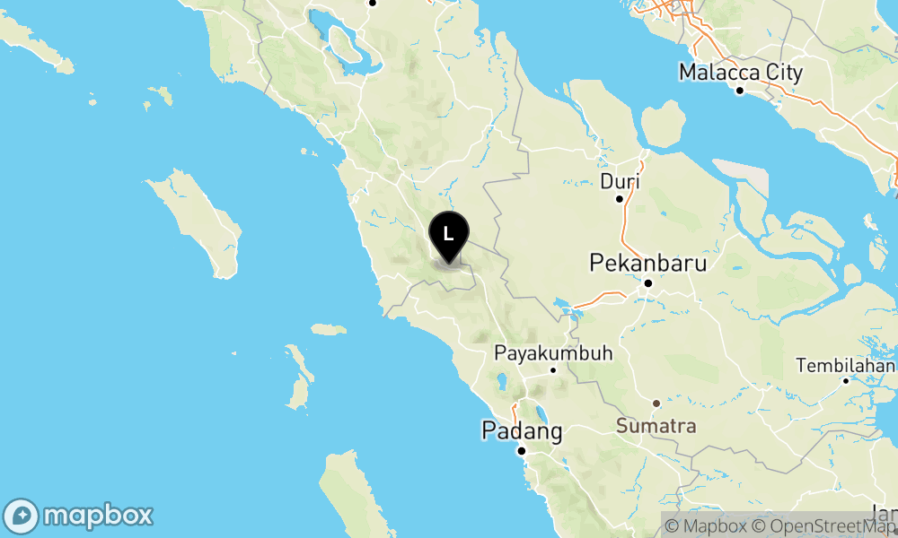 Peta Gempa Pusat gempa berada di darat 31 km Tenggara Mandailing Natal