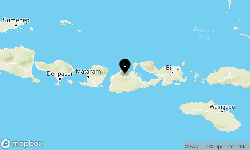 Peta Gempa Pusat gempa berada di darat 21 km barat Sumbawa