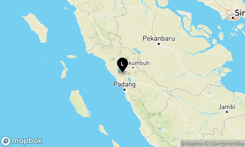Pusat gempa berada di darat 11 km Barat Laut Padang Panjang