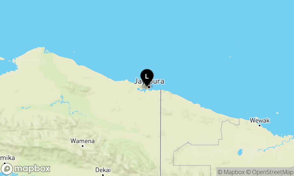 Pusat gempa berada di darat 4 km Timurlaut Kota Jayapura