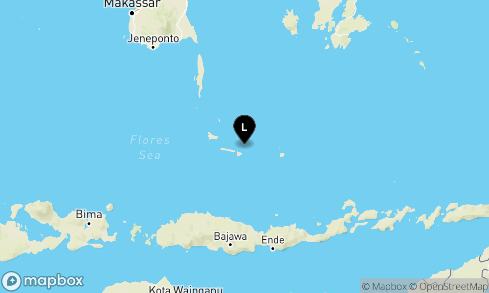 Pusat gempa berada di laut 131 km tenggara Selayar