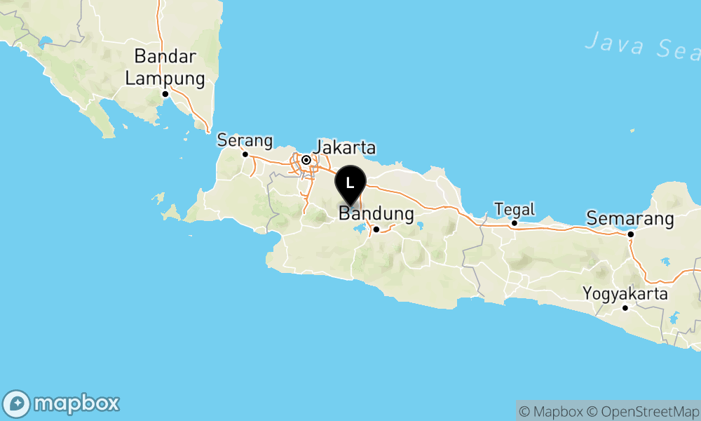 Pusat gempa berada di darat 22 km Timurlaut Kab. Cianjur